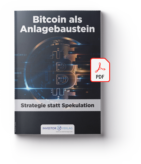 Cover des PDF-Reports: Bitcoin als Anlagebaustein - Strategie statt Spekulation