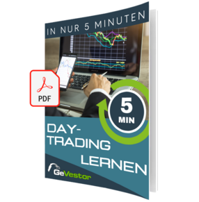 Cover des PDF-Reports: In nur 5 Minuten - Daytrading lernen 