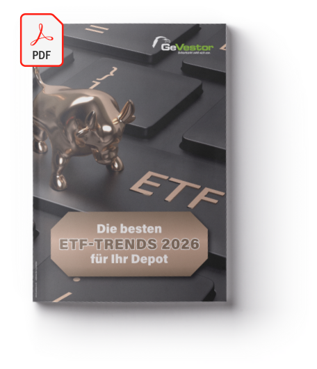Cover des PDF-Reports: Die besten ETF-Trends 2026 für Ihr Depot