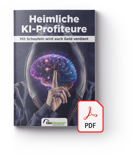 Cover des PDF-Reports: Heimliche KI-Profiteure - Wer hinter den Kulissen verdient.