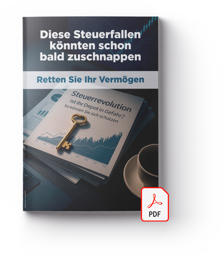 Cover des PDF-Reports: Diese Steuerfallen könnten schon bald zuschnappen - Retten Sie Ihr Vermögen