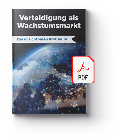 Cover des PDF-Reports: Verteidigung als Wachstumsmarkt
